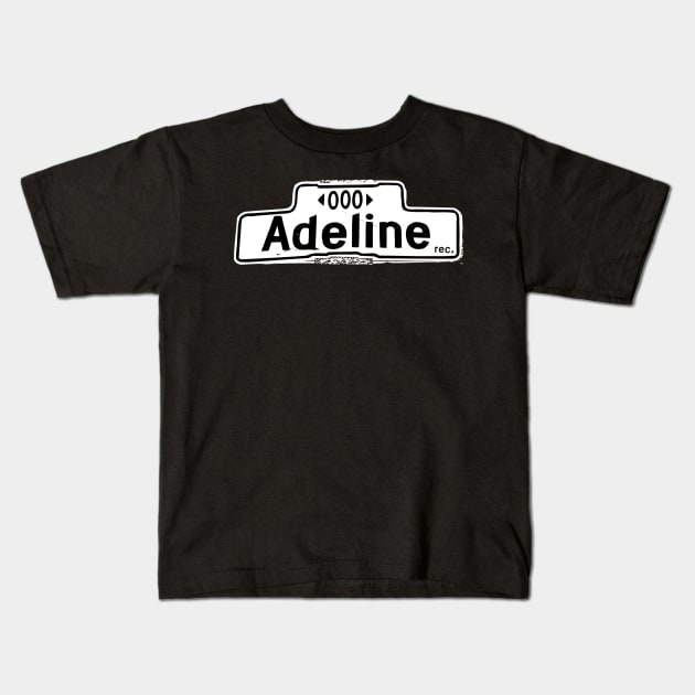 Adeline Records [Defunct Record Label] Kids T-Shirt by Defunct Logo Series